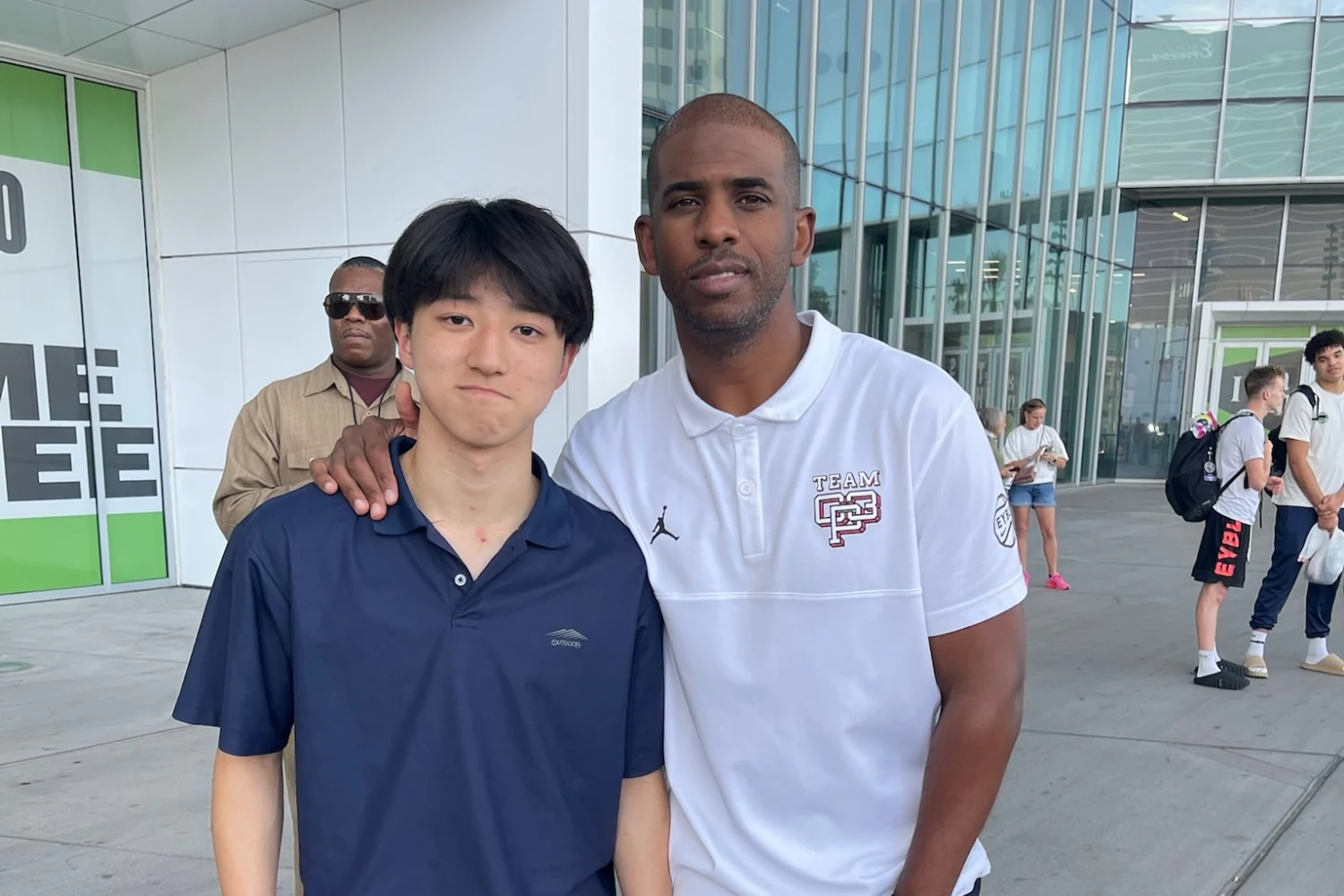 NBA選手クリス・ポール選手と