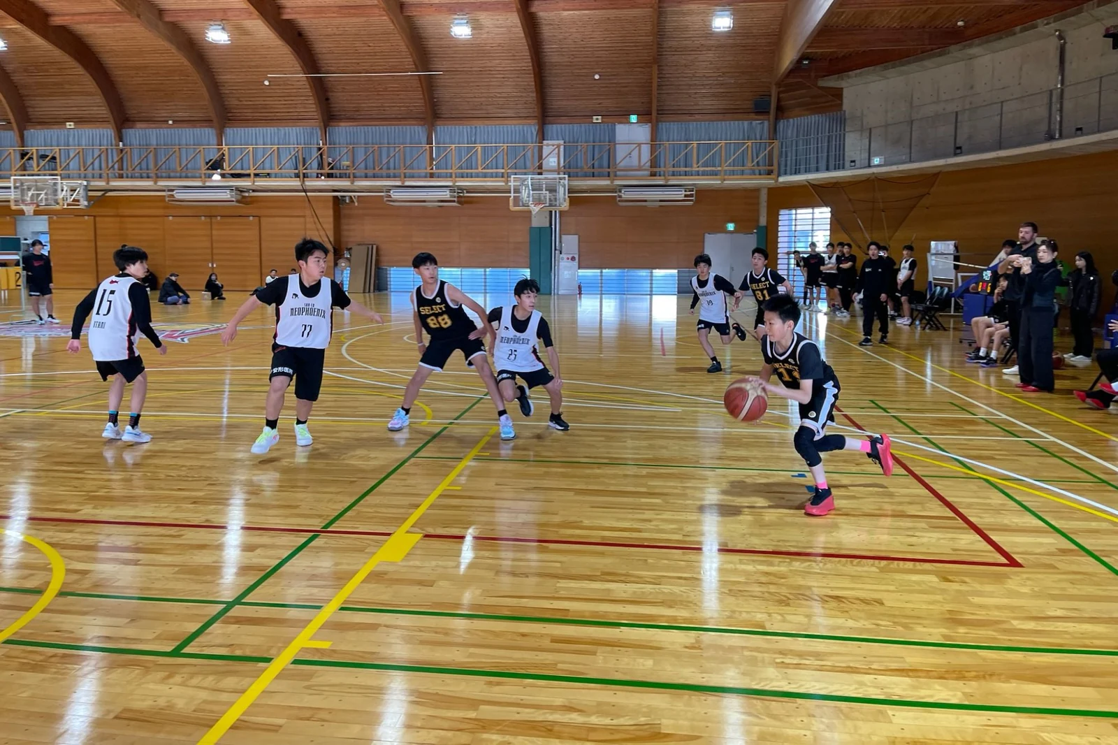 合同試合でのプレー