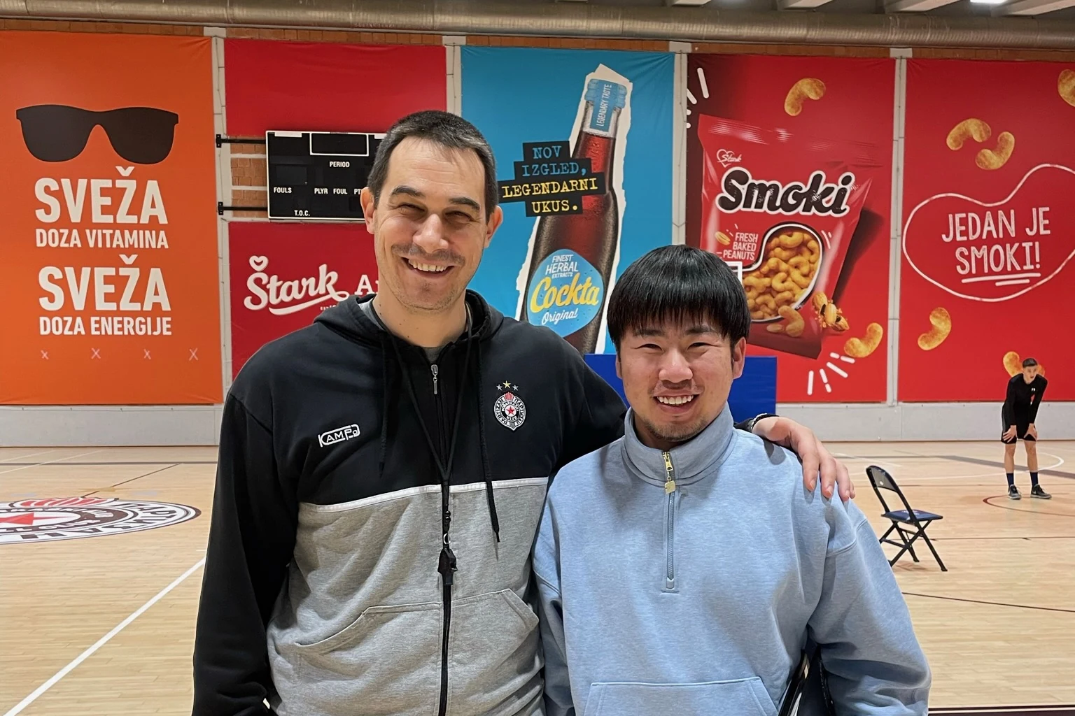 現地コーチとの交流