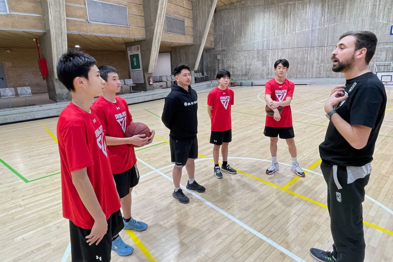 現地コーチによる指導